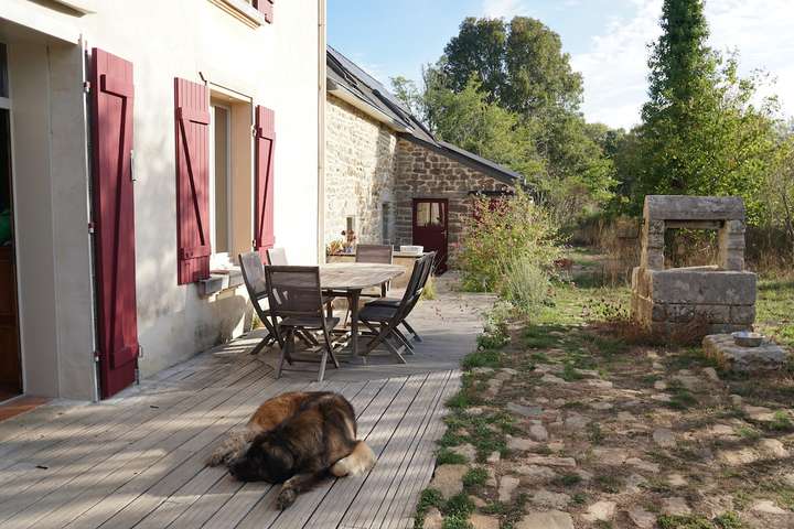 Une terrasse pour les petits déjeuners